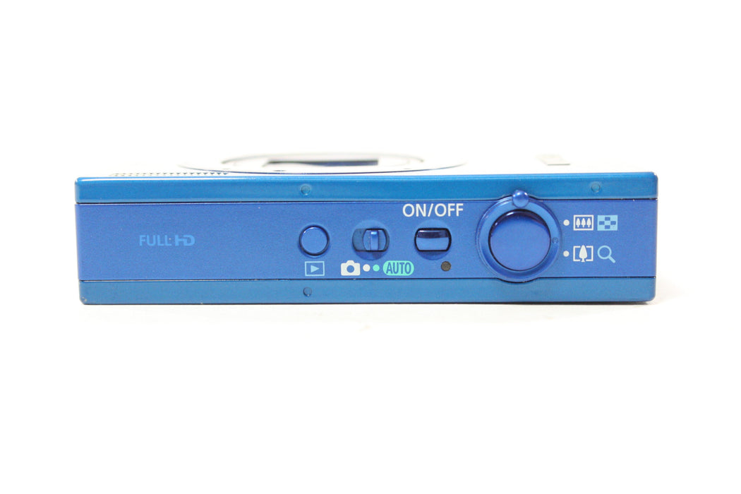 Canon PowerShot ELPH 520 HS Digital Point and Shoot 12x Zoom 10.1mp (Blue) AS-IS
