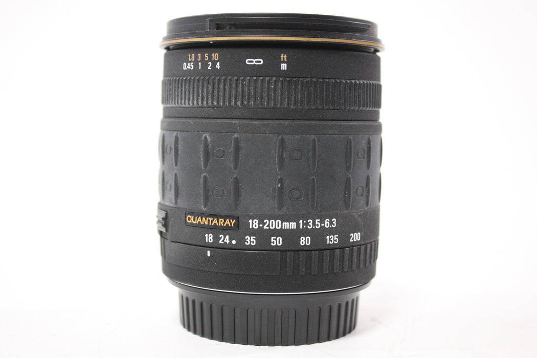 Quantaray 18-200mm f/3.5-6.3 AF DiO Lens for Canon EF Mount