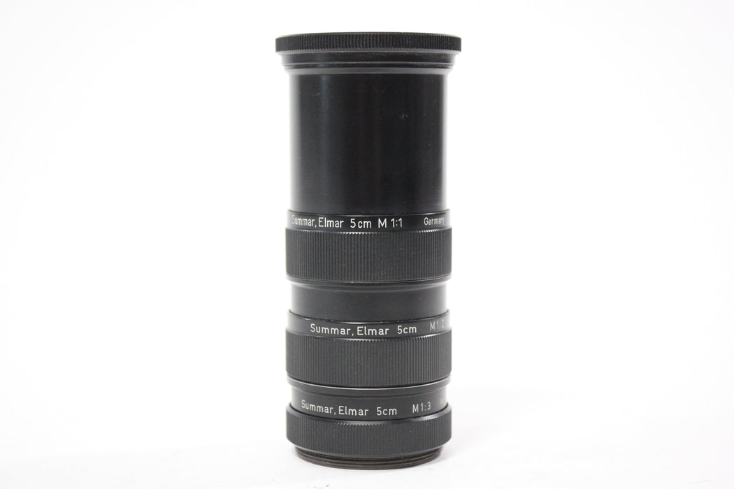 Leica Summar Extension Tube Set Elmar 5cm M 1:1, 5cm M 1:2 and 5cm M 1:3 for L39 Mount