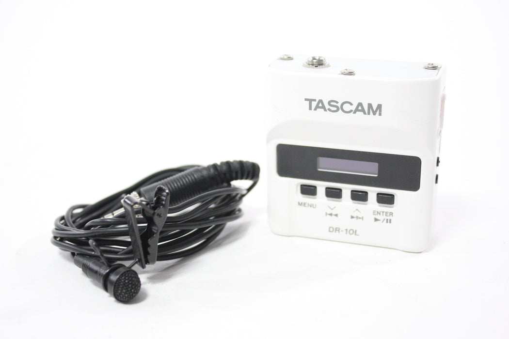 Tascam DR-10L Mic (White)
