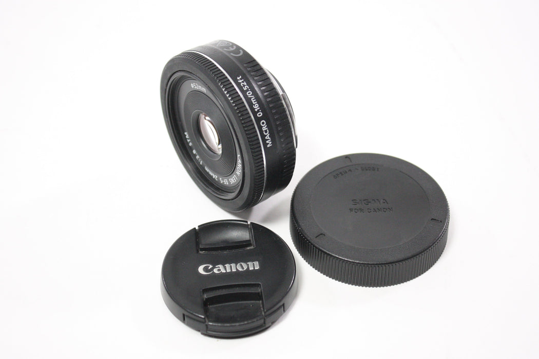 Canon 24mm f/2.8 STM Macro EF-S Lens for EF Mount