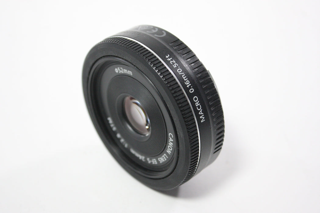 Canon 24mm f/2.8 STM Macro EF-S Lens for EF Mount