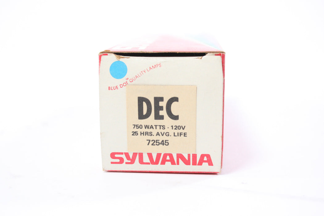 Sylvania DEC 750W 120V 25Hrs Projector Lamp