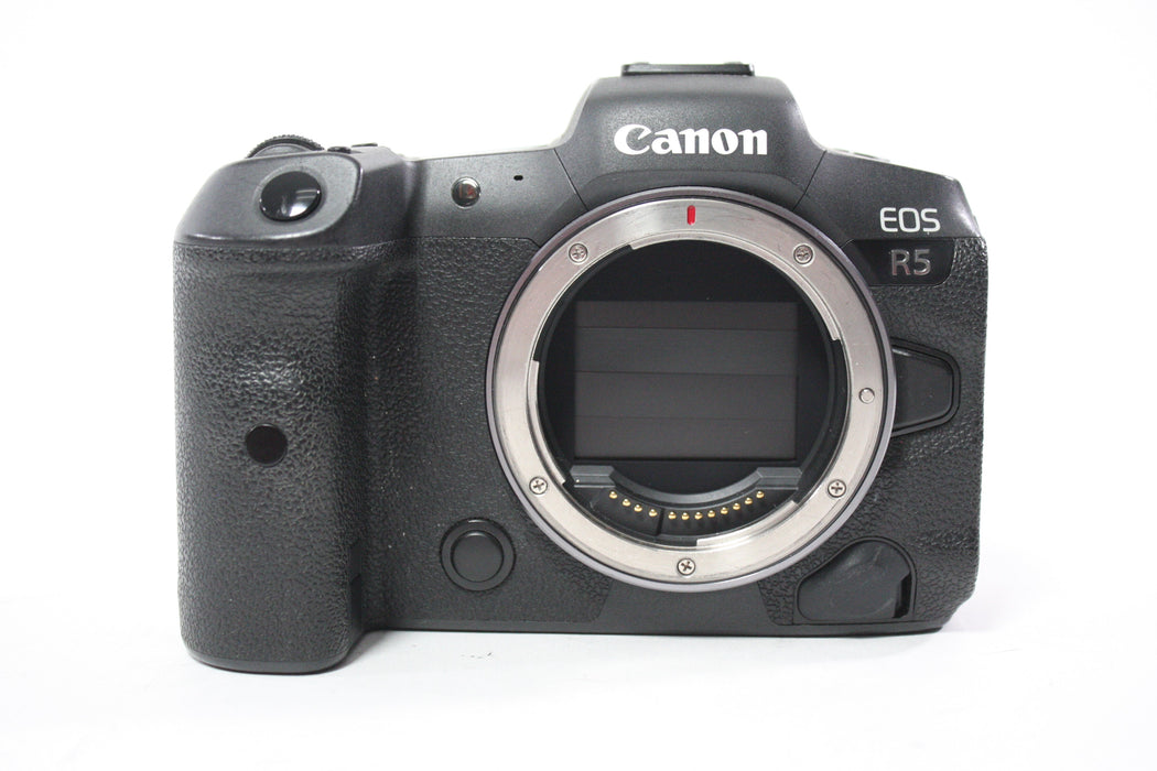 Canon R5 Mirrorless Camera Body with Shutter Count Less Than 37,000