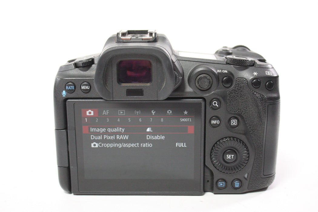 Canon R5 Mirrorless Camera Body with Shutter Count Less Than 37,000