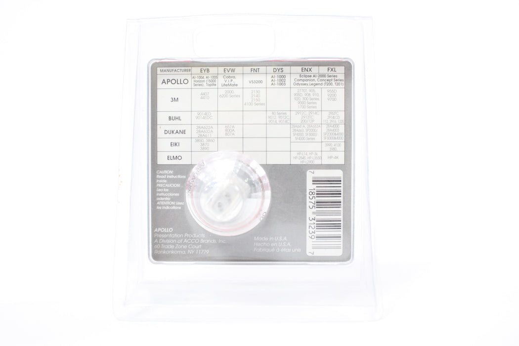 Apollo ENX 82V 360W Halogen Lamp for Overhead Projectors