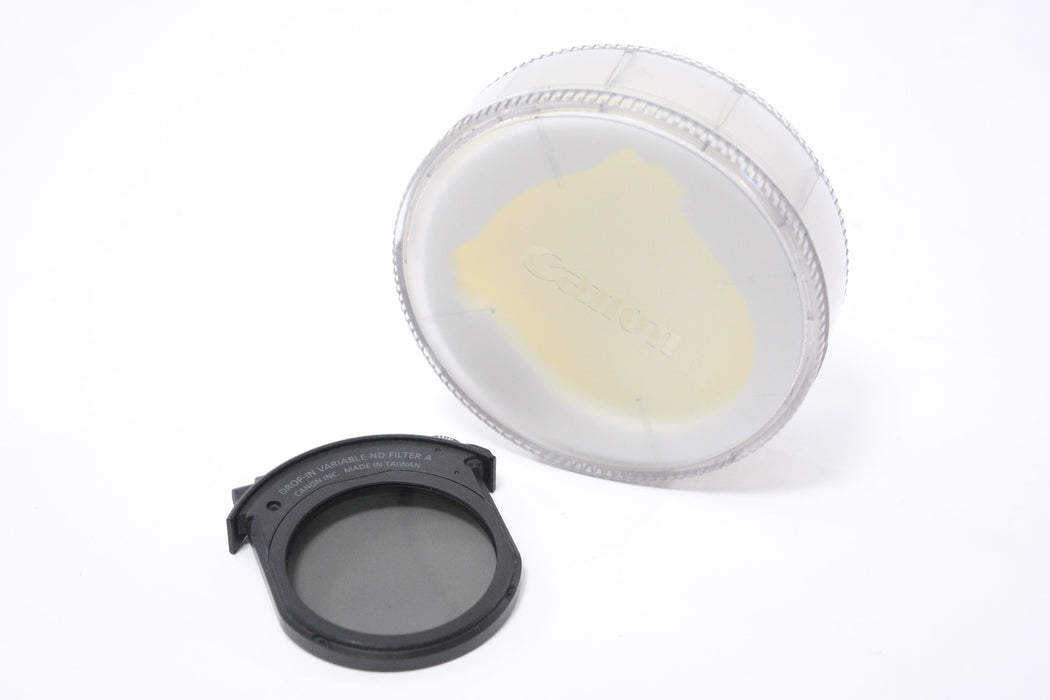 Canon Drop-in Variable ND Filter A for Drop-in Filter Mount Adapter (Please Read)