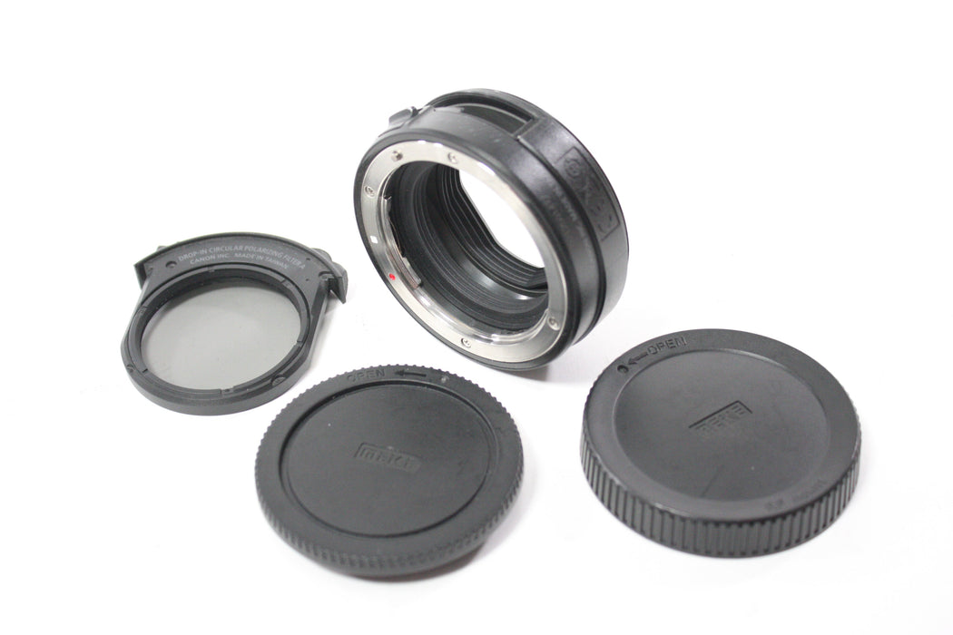 Canon Drop-in Filter Mount Adapter EF-EOS R with C-PL Circular Polarizing Filter A