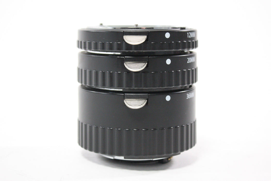 Vello AF Extension Tube Set for Nikon F Mount (12mm, 20mm and 36mm) AS-IS