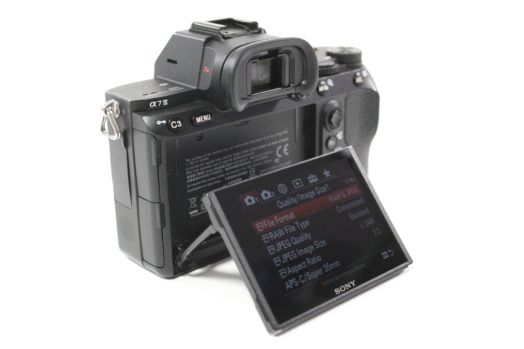 Sony a7 III Digital Mirrorless Camera Body with Shutter Count 433,777