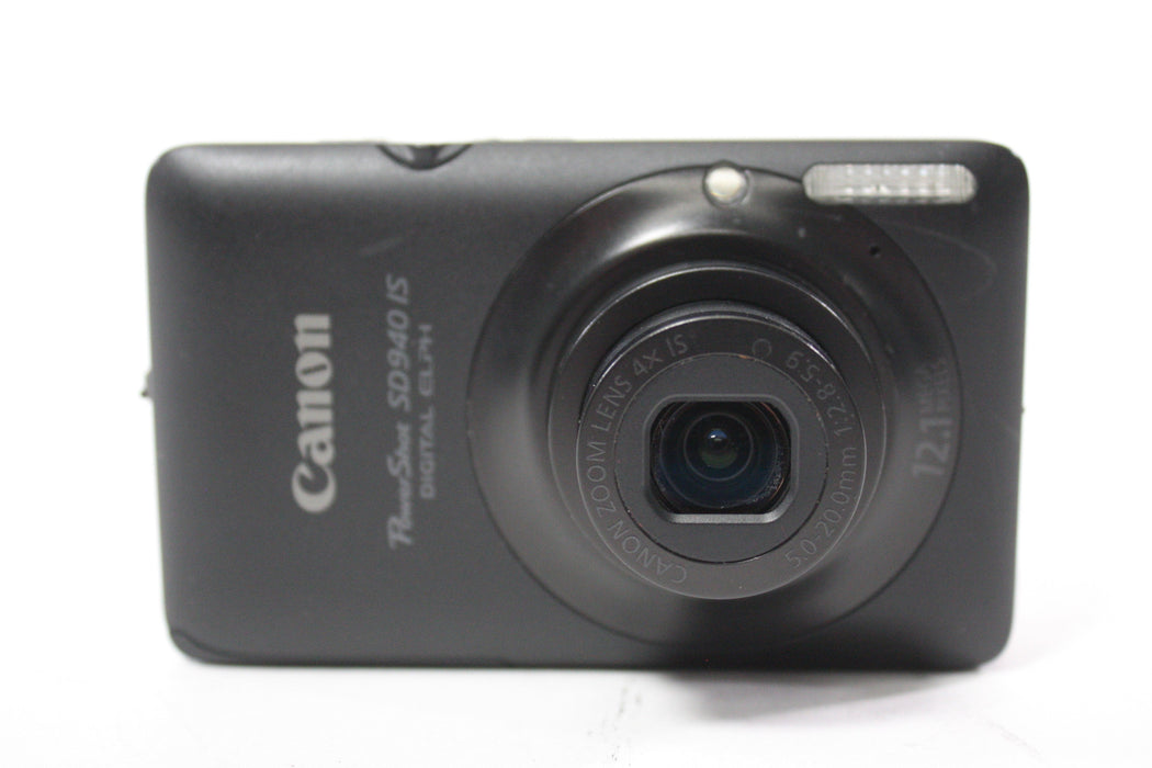 Canon PowerShot SD940 IS Digital Point and Shoot Camera 4x Zoom 12.1mp AS-IS