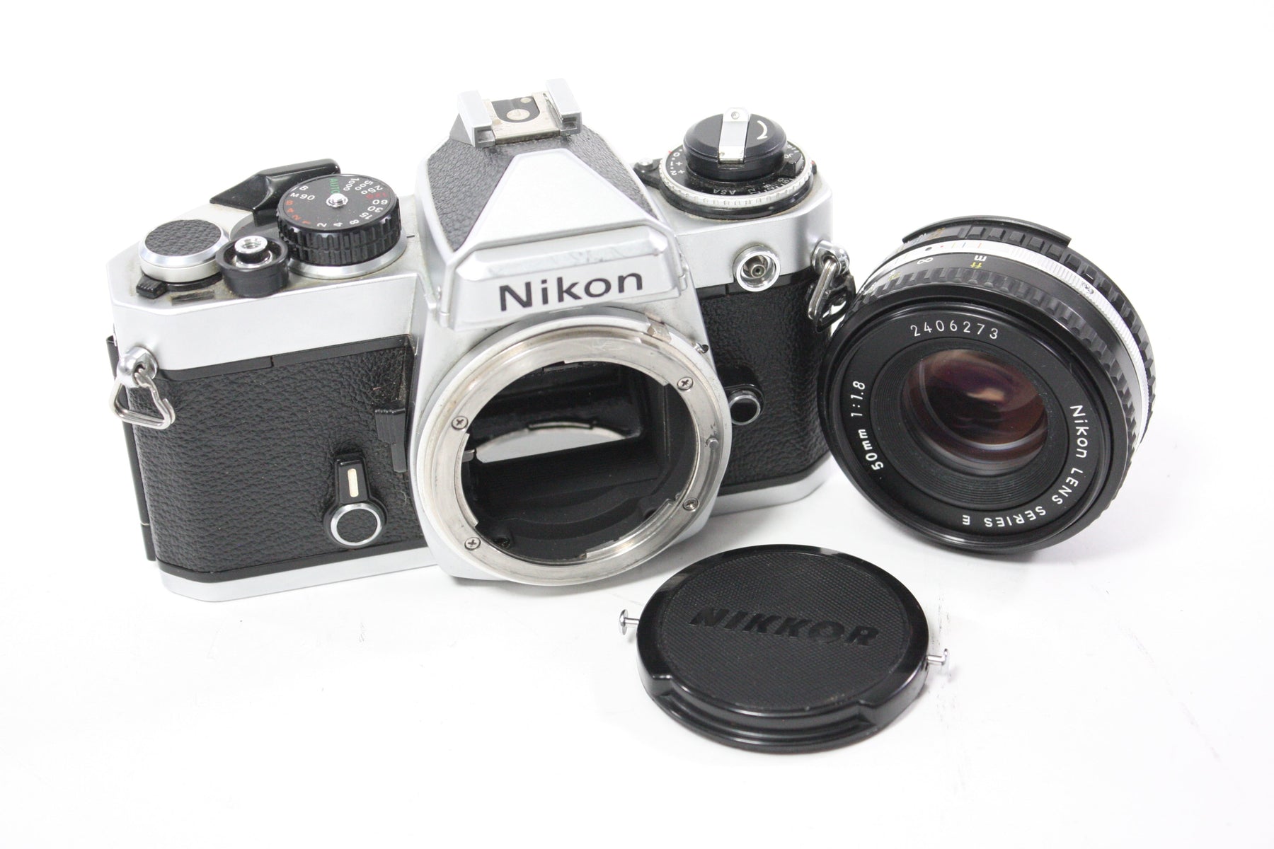 Nikon FE 35mm SLR Camera with Nikon 50mm f/1.8 Series E Lens