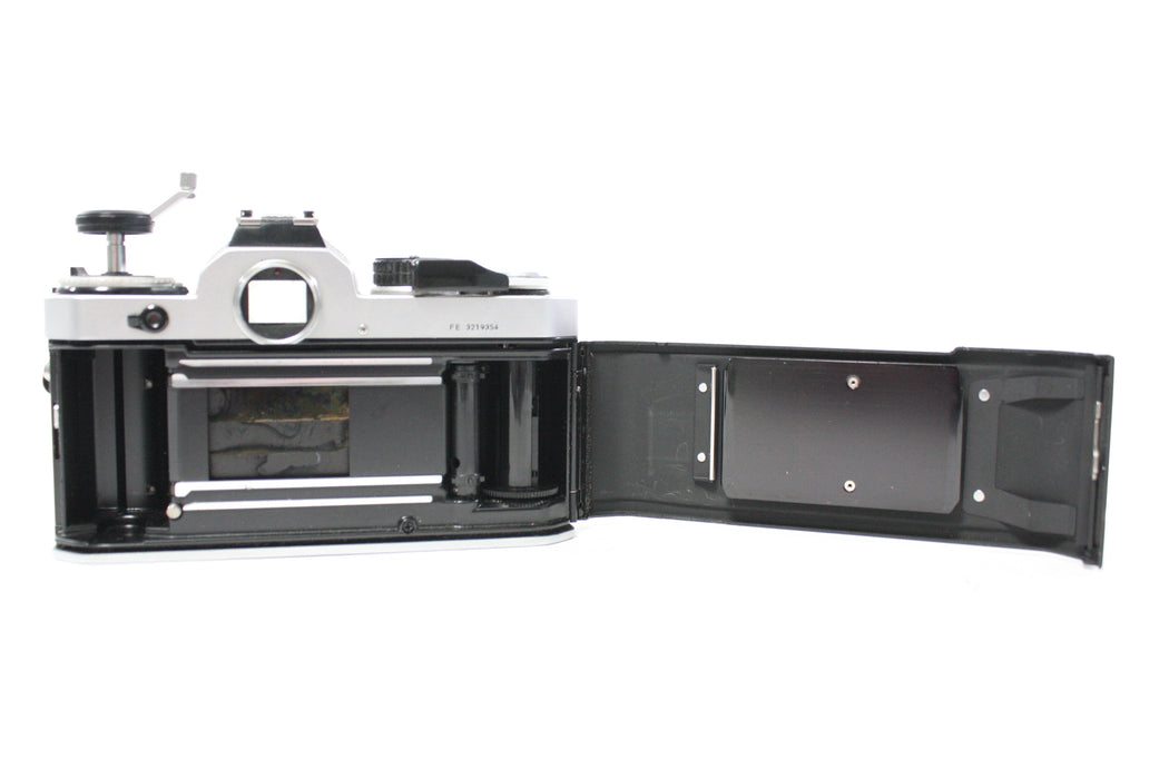 Nikon FE 35mm SLR Camera with Nikon 50mm f/1.8 Series E Lens