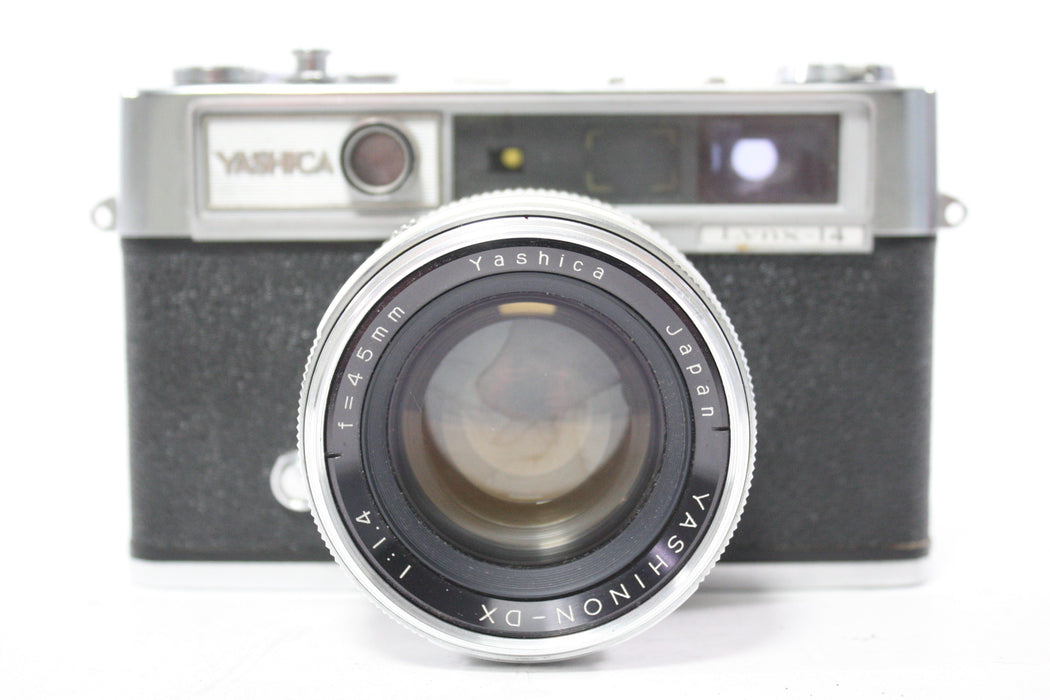 Yashica  Lynx-14 35mm Rangefinder Camera with 45mm f/1.4 Lens AS-IS