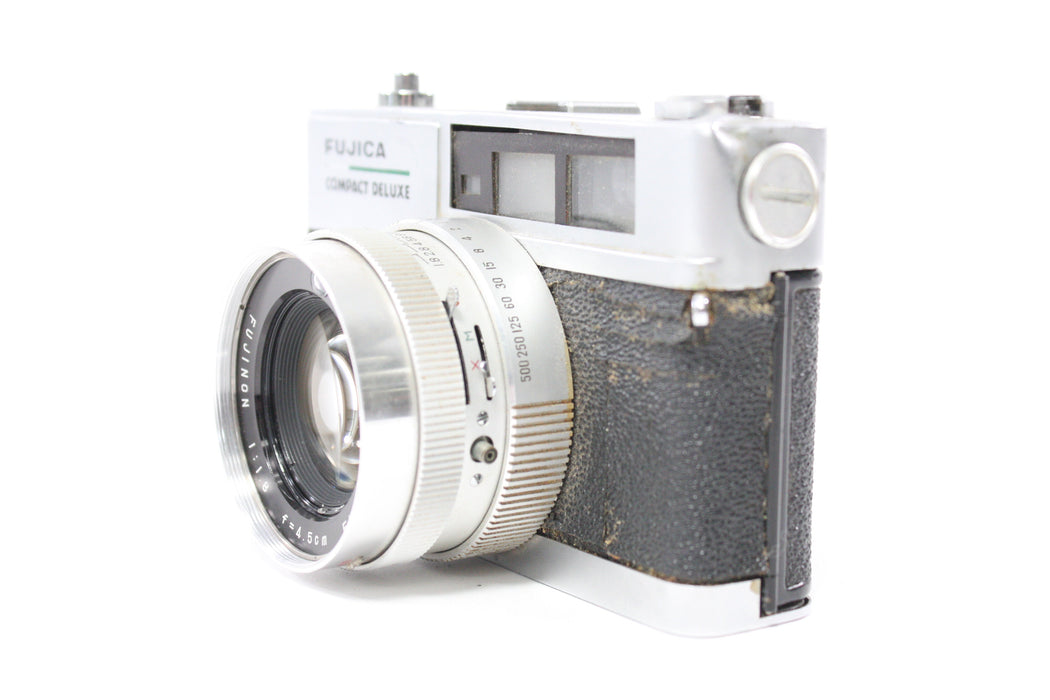 Fujica Compact Deluxe 35mm Rangefinder Camera (Please Read)