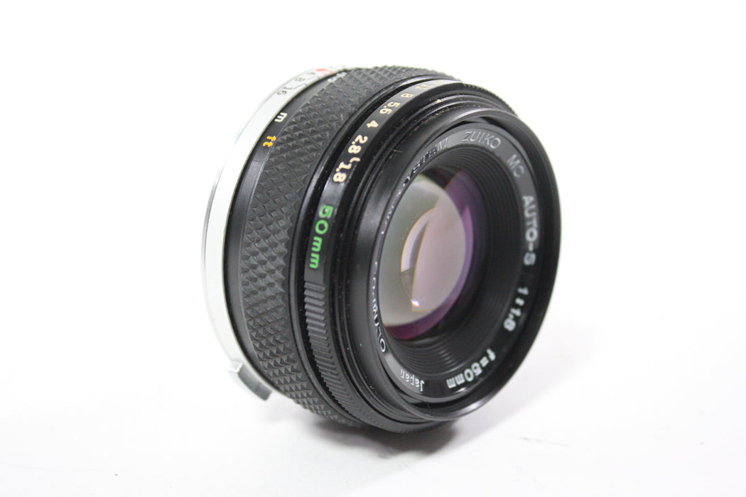 Olympus 50mm f/1.8 Auto-S MC Lens for OM Mount