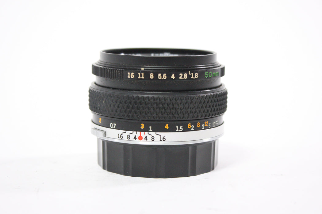 Olympus 50mm f/1.8 Auto-S MC Lens for OM Mount