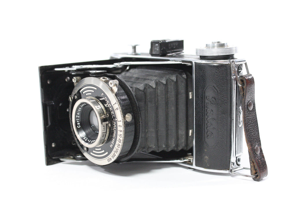 Balda Baldax Folding Camera with Carl Zeiss 7.5cm f/4.5 Jena Tessar Lens (Please Read)
