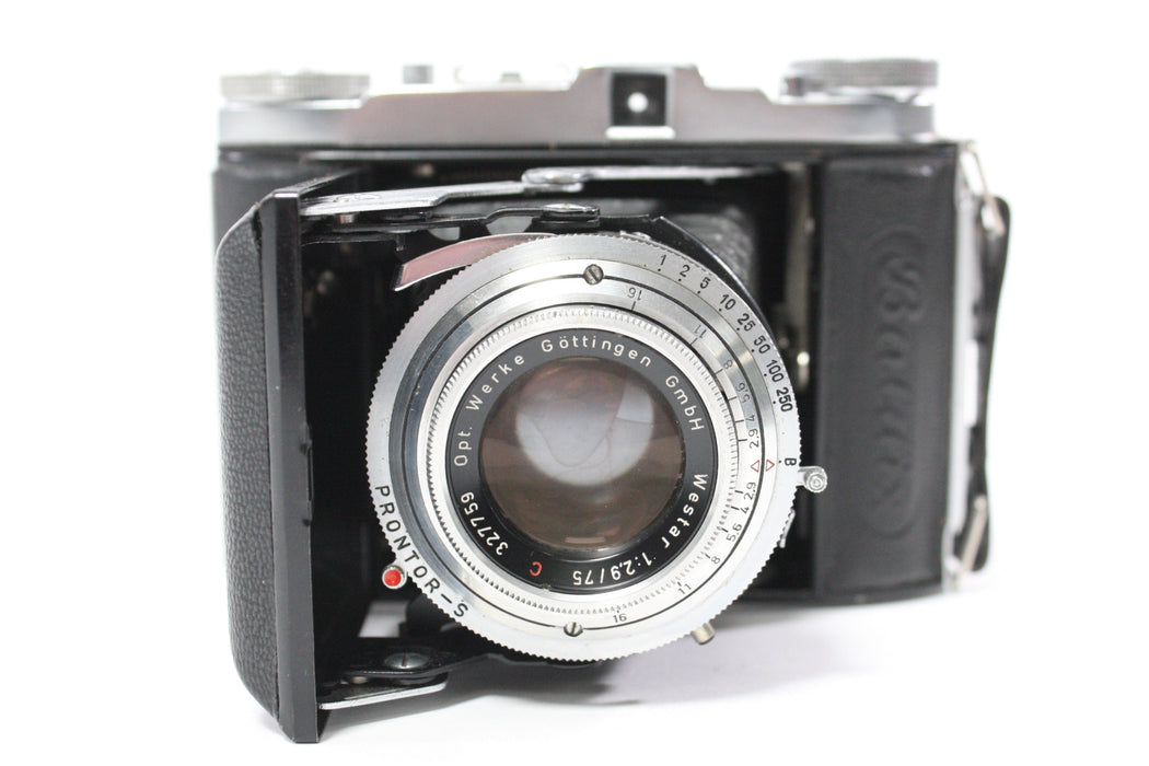 Balda Super Baldax Folding Camera with Optische Werke Gottingen 75mm f/2.9 Westar Lens (Please Read)