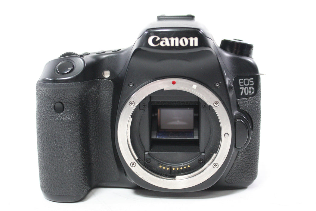 Canon 70D DSLR Camera Body with Shutter Count 31,469 With Meike MK-70D Grip (Please Read)