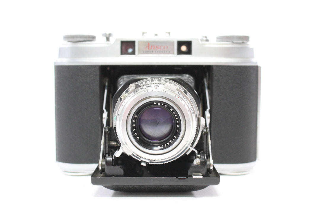 Ansco Super Speedex Folding Camera with Agfa 75mm f/3.5 Solinar Lens (Please Read)