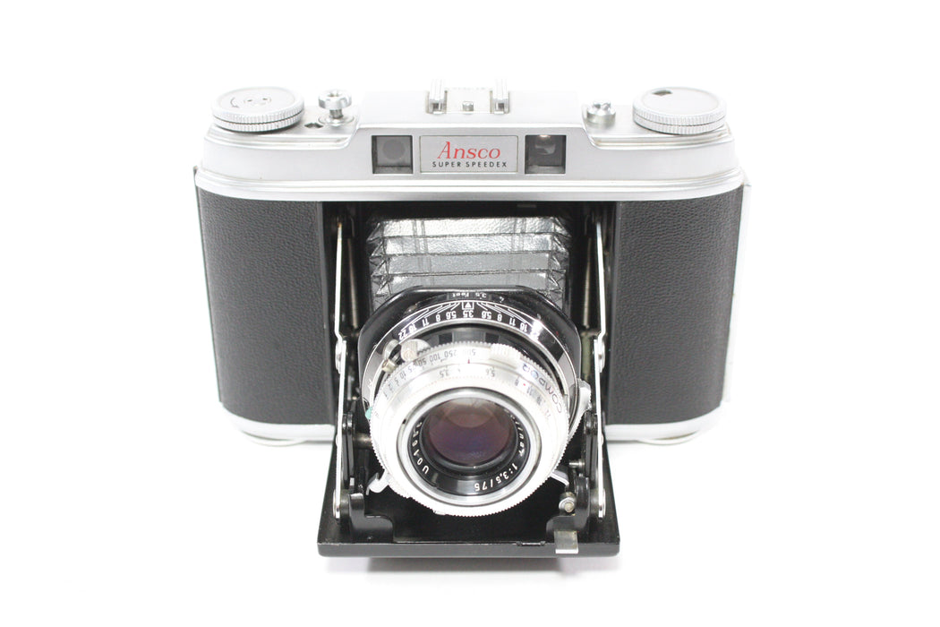 Ansco Super Speedex Folding Camera with Agfa 75mm f/3.5 Solinar Lens (Please Read)