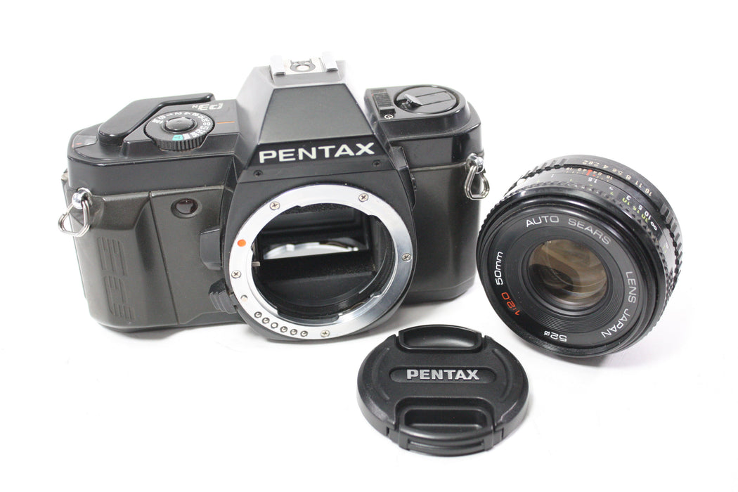 Pentax P3N 35mm SLR Camera with Sears 50mm f/2.0 Auto Lens