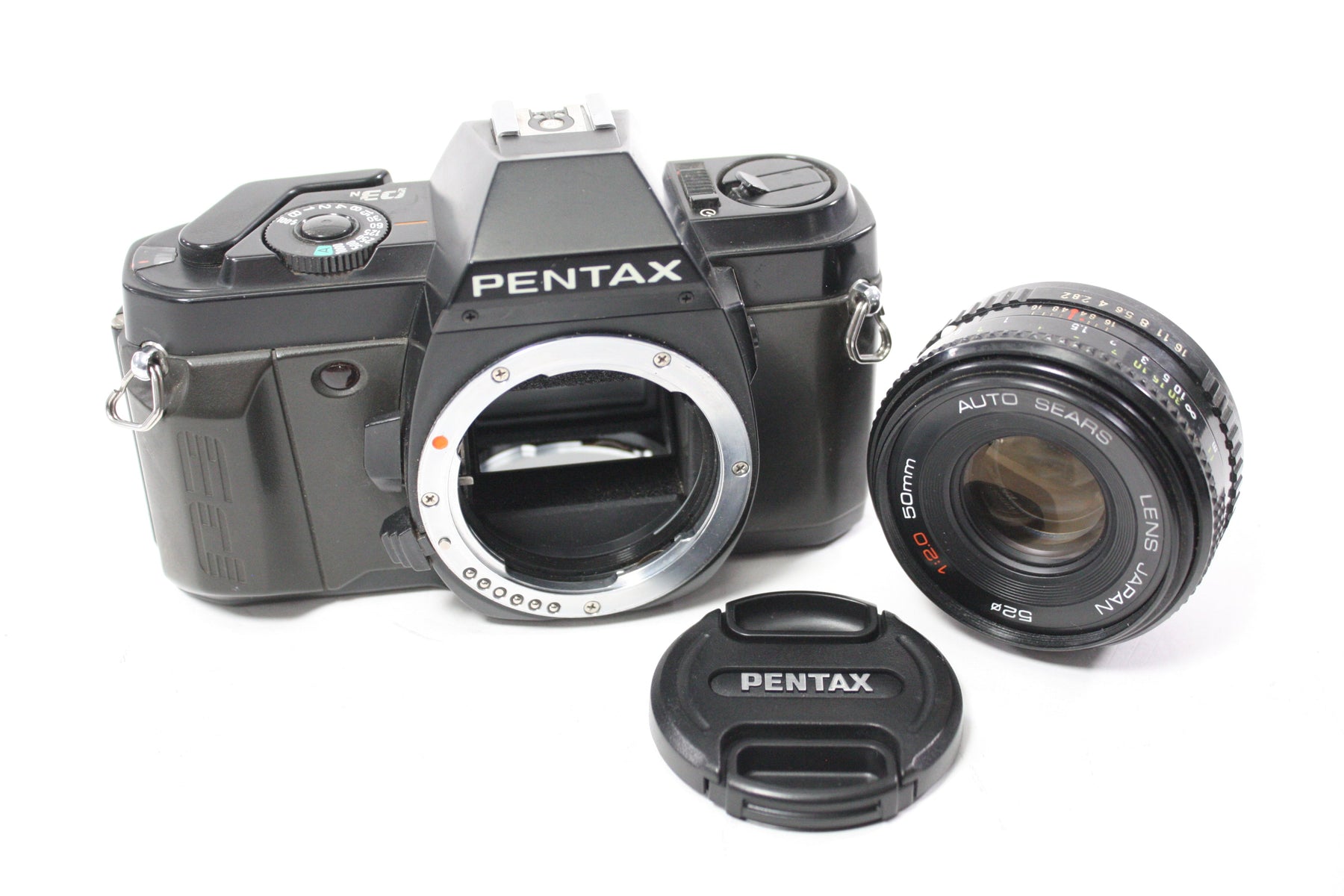 Pentax P3N 35mm SLR Camera with Sears 50mm f/2.0 Auto Lens