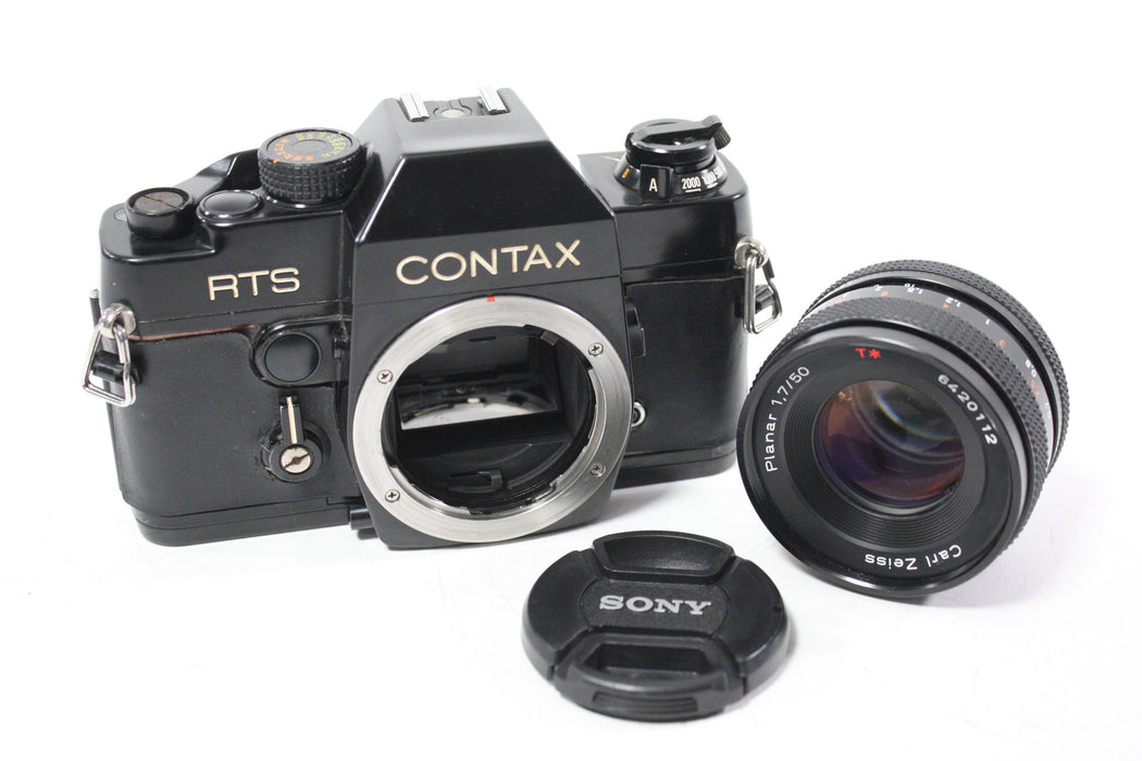 Contax RTS 35mm SLR Camera with Carl Zeiss 50mm f/1.7 Planar T* Lens