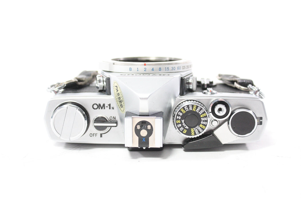 Olympus OM-1N 35mm SLR Camera with 50mm f/1.8 Auto-S Lens for OM Mount