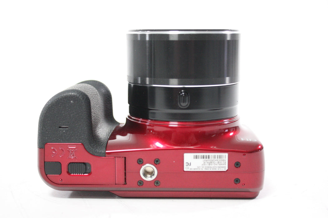 Samsung WB1100F Digital Point and Shoot Camera 35x Zoom 16.2mp (Red)