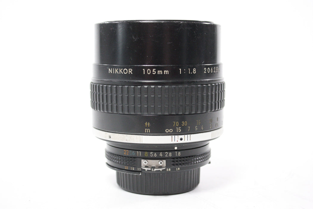 Nikon 105mm f/1.8 Nikkor AI-S Lens for Nikon F Mount