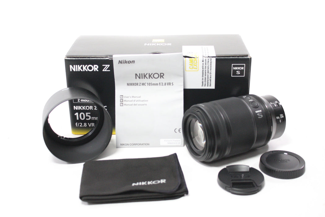 Nikon 105mm f/2.8 VR S Nikkor Z MC Lens for Z Mount