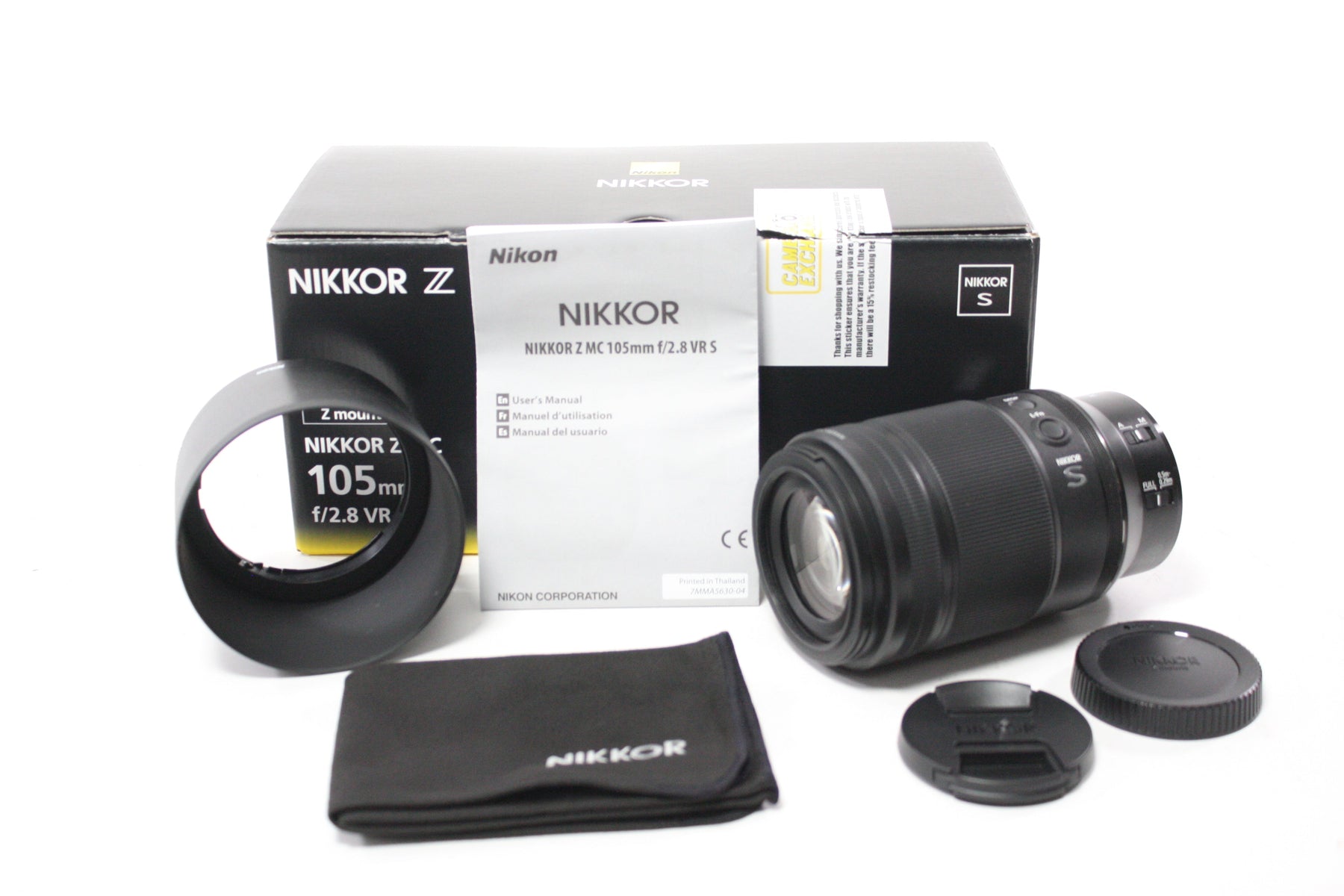 Nikon 105mm f/2.8 VR S Nikkor Z MC Lens for Z Mount