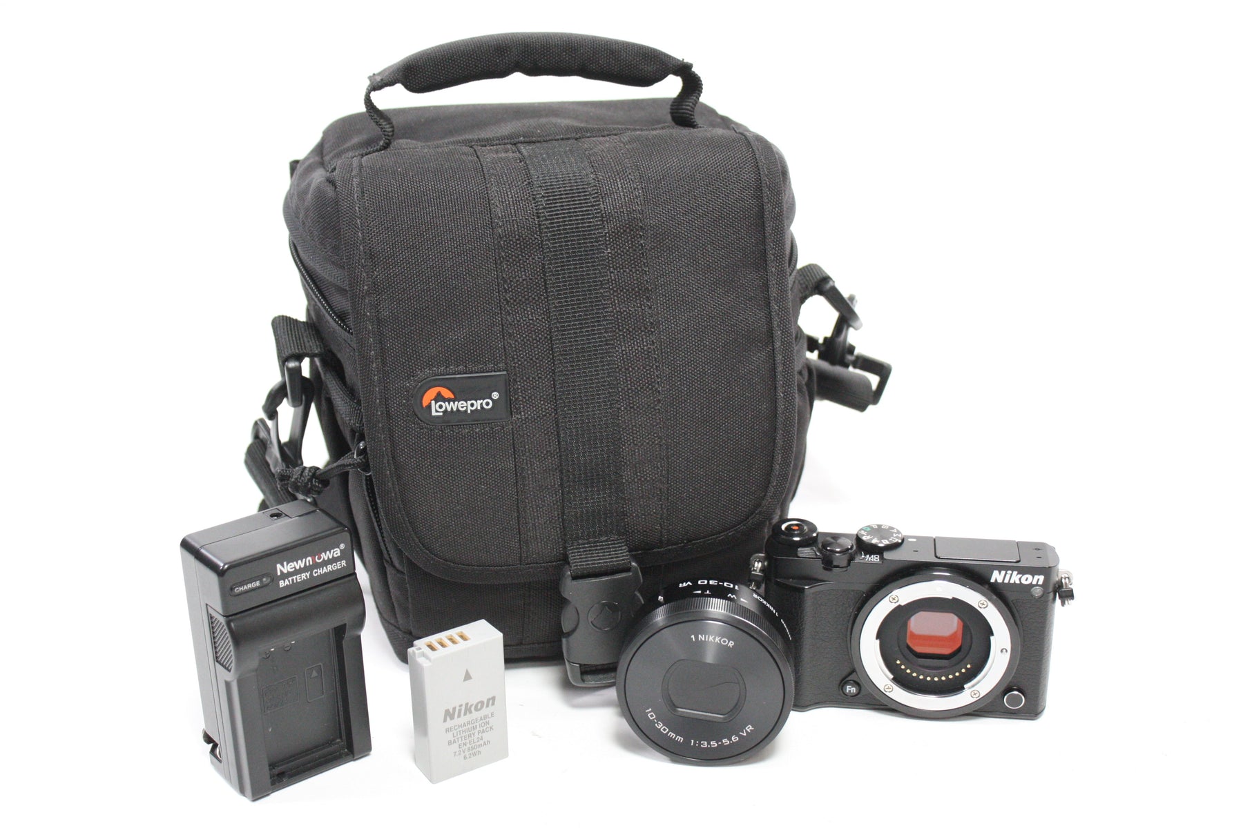 Nikon 1 J5 Digital Mirrorless Camera with 10-30mm f/3.5-5.6 VR Lens with Shutter Count 29,213