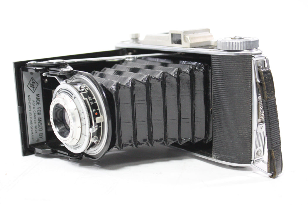 Ansco Viking Folding 120mm Camera with 105mm f/6.3 Agfa Lens