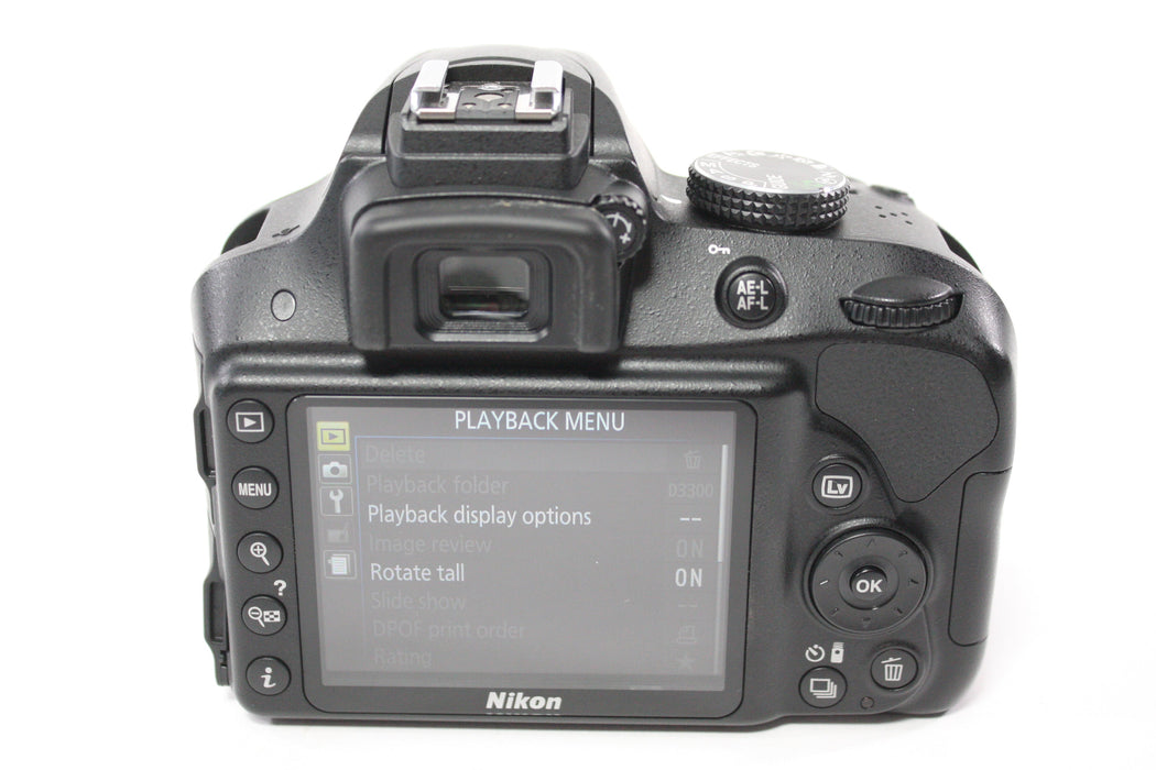 Nikon D3300 DSLR Camera with 18-55mm f/3.5-5.6G VR II AF-S DX Lens with Shutter Count 1,084