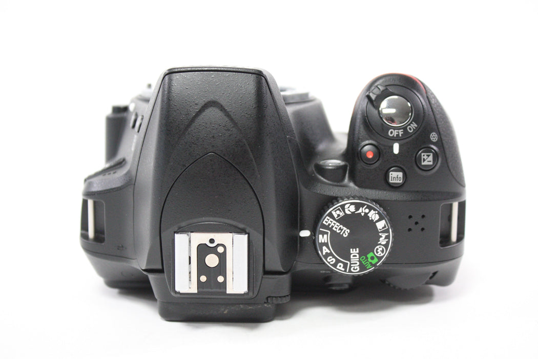 Nikon D3300 DSLR Camera with 18-55mm f/3.5-5.6G VR II AF-S DX Lens with Shutter Count 1,084