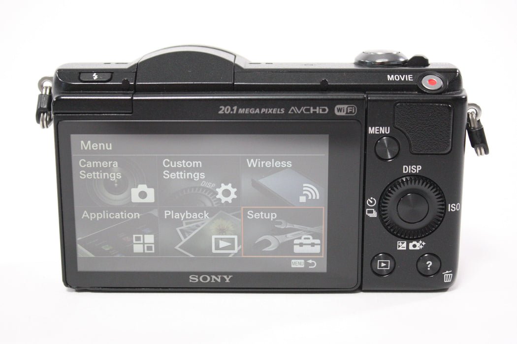 Sony a5000 Digital Mirrorless Camera with 16-50mm f/3.5-5.6 OSS Lens with Shutter Count 2,293