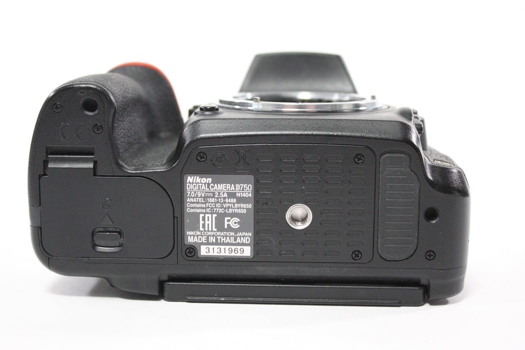 Nikon D750 DSLR Camera Body with Shutter Count 16,751