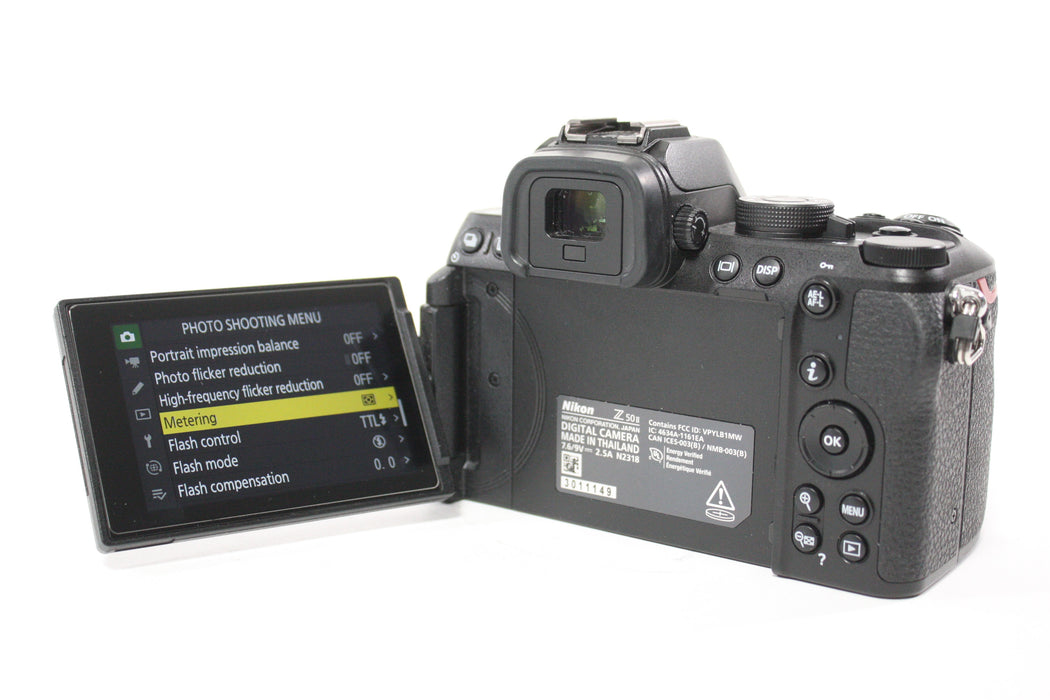 Nikon Z 50 II Digital Mirrorless Camera with 16-50mm f/3.5-6.3 DX VR Lens with Shutter Count 2,645