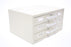 Neumade 3 Drawer Stackable Metal Filing Cabinet for Slides
