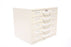 Neumade 5 Drawer Stackable Metal Filing Cabinet for Slides