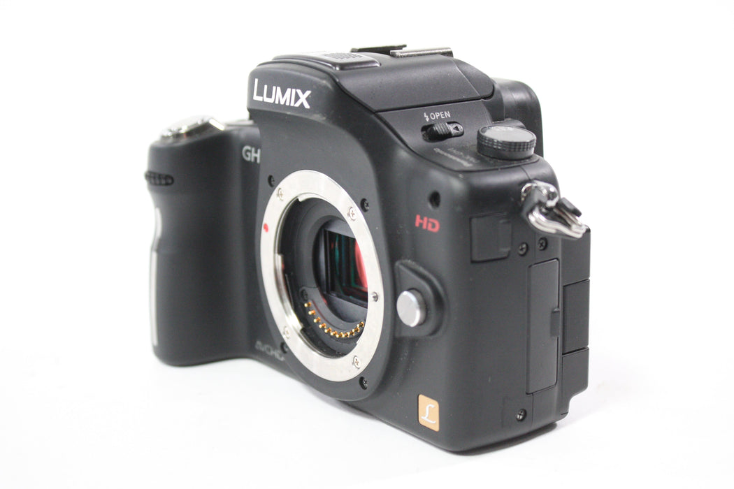 Panasonic Lumix GH1 Digital Mirrorless Camera with 14-42mm f/3.5-5.6 G Varios Mega O.I.S Lens