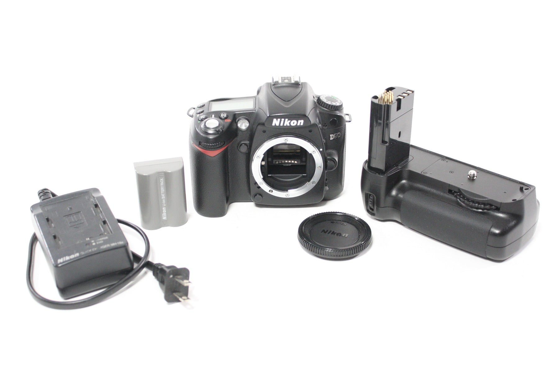 Nikon D90 DSLR Camera Body with Shutter Count 20,776 with Battery Grip