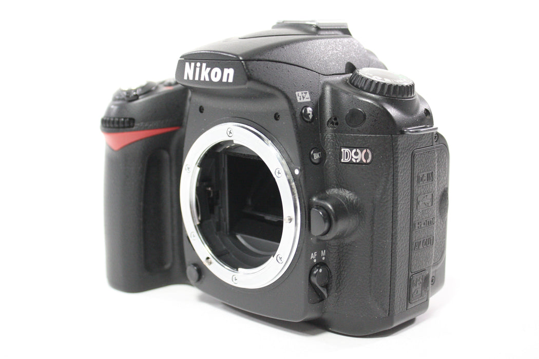 Nikon D90 DSLR Camera Body with Shutter Count 20,776 with Battery Grip