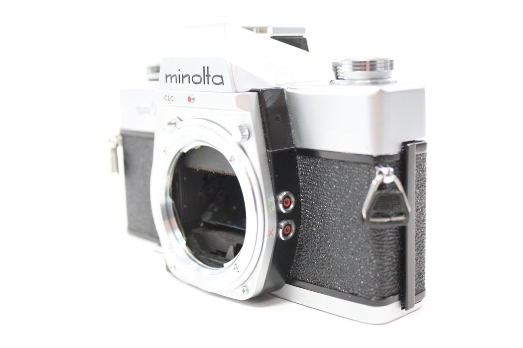 Minolta SRT 101 35mm SLR Camera with Minolta 55mm f/1.7 Rokkor-PF MC Lens for MD Mount