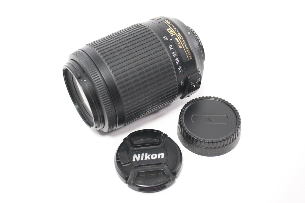 Nikon 55-200mm f/4-5.6 G ED DX VR AF-S Nikkor Lens for Nikon F Mount