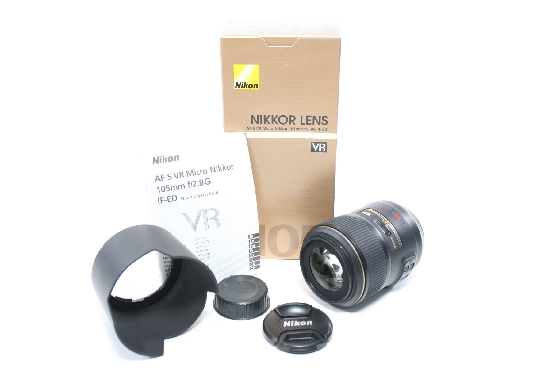 Nikon 105mm f/2.8 G ED AF-S VR Micro-Nikkor Lens for Nikon F Mount
