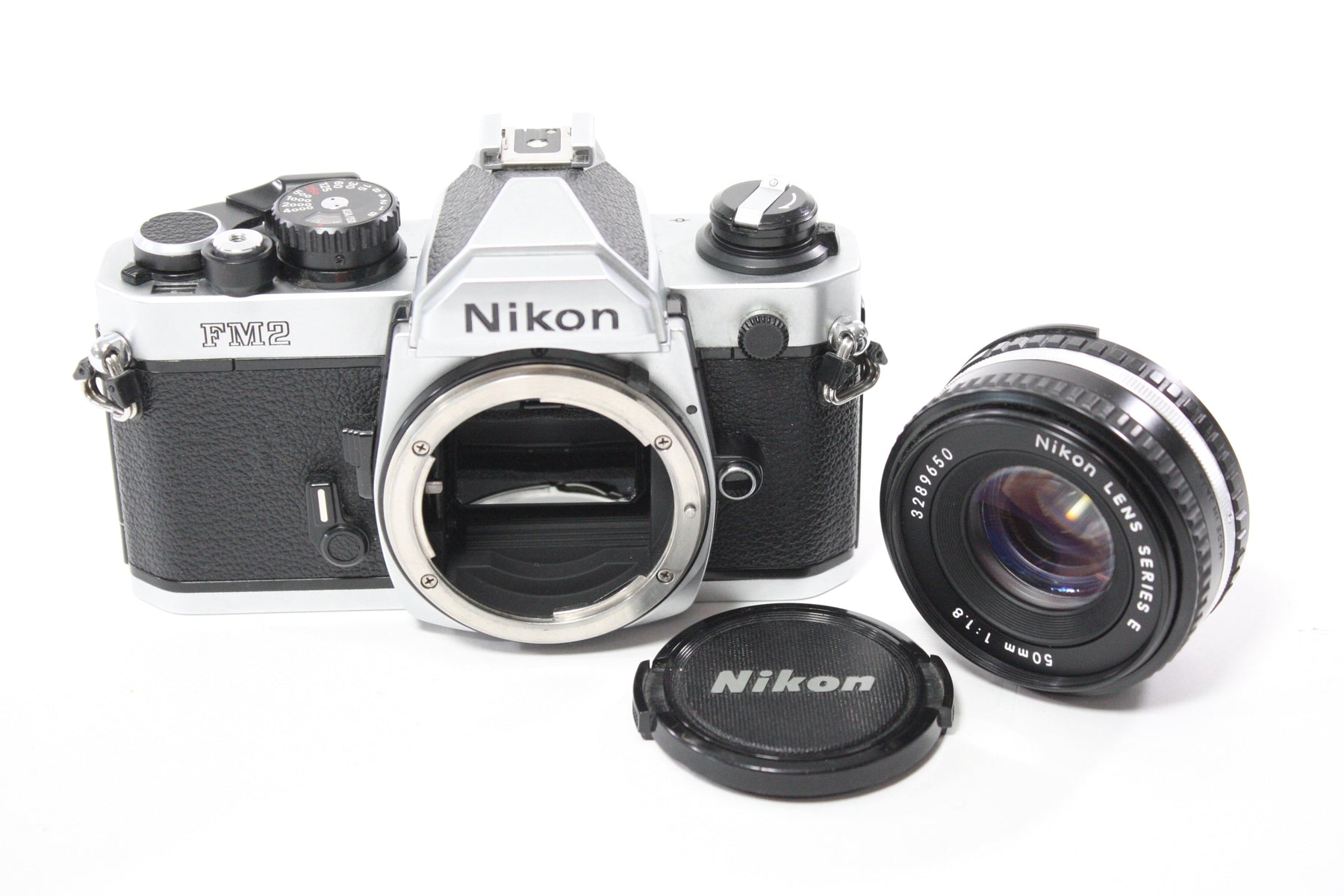 Nikon FM2n 35mm SLR Camera with Nikon 50mm f/1.8 Series E Lens